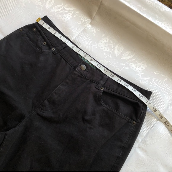 Lauren Jeans Co. Women’s Black Jeans Pants Size 12 Straight Leg Ralph Lauren - Picture 9 of 16